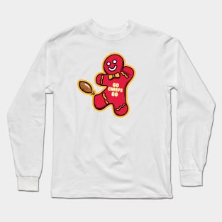 Kansas City Chiefs Gingerbread Man Long Sleeve T-Shirt